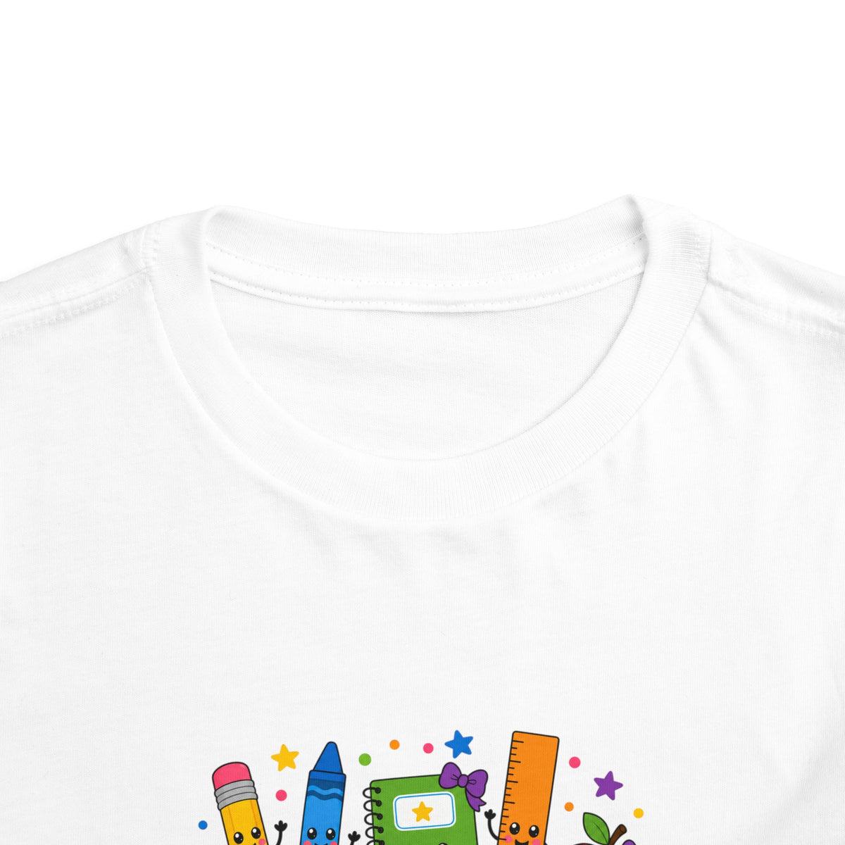 2nd Grade Toddler Tee – Cute School Supplies Back-to-School Shirt for Girls