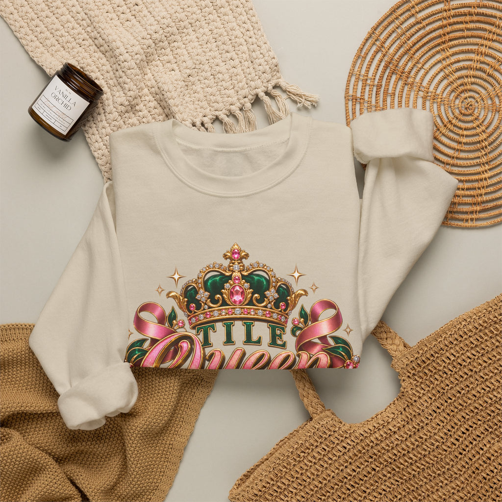 Tile Queen Mahjong Sweatshirt for Women