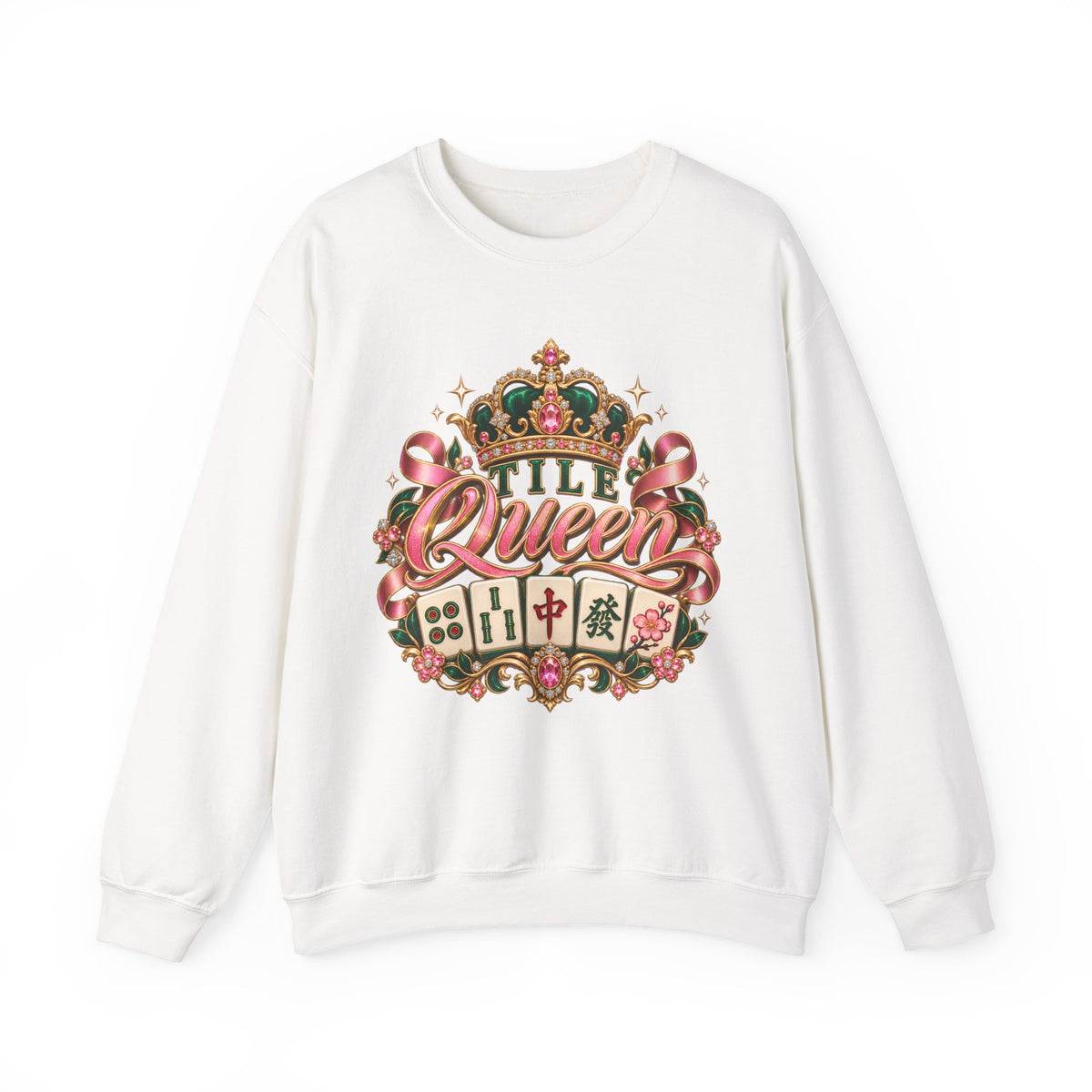 Tile Queen Mahjong Sweatshirt for Women