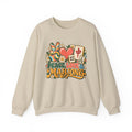 Peace Love Mahjong Colorful Retro Crewneck Sweatshirt