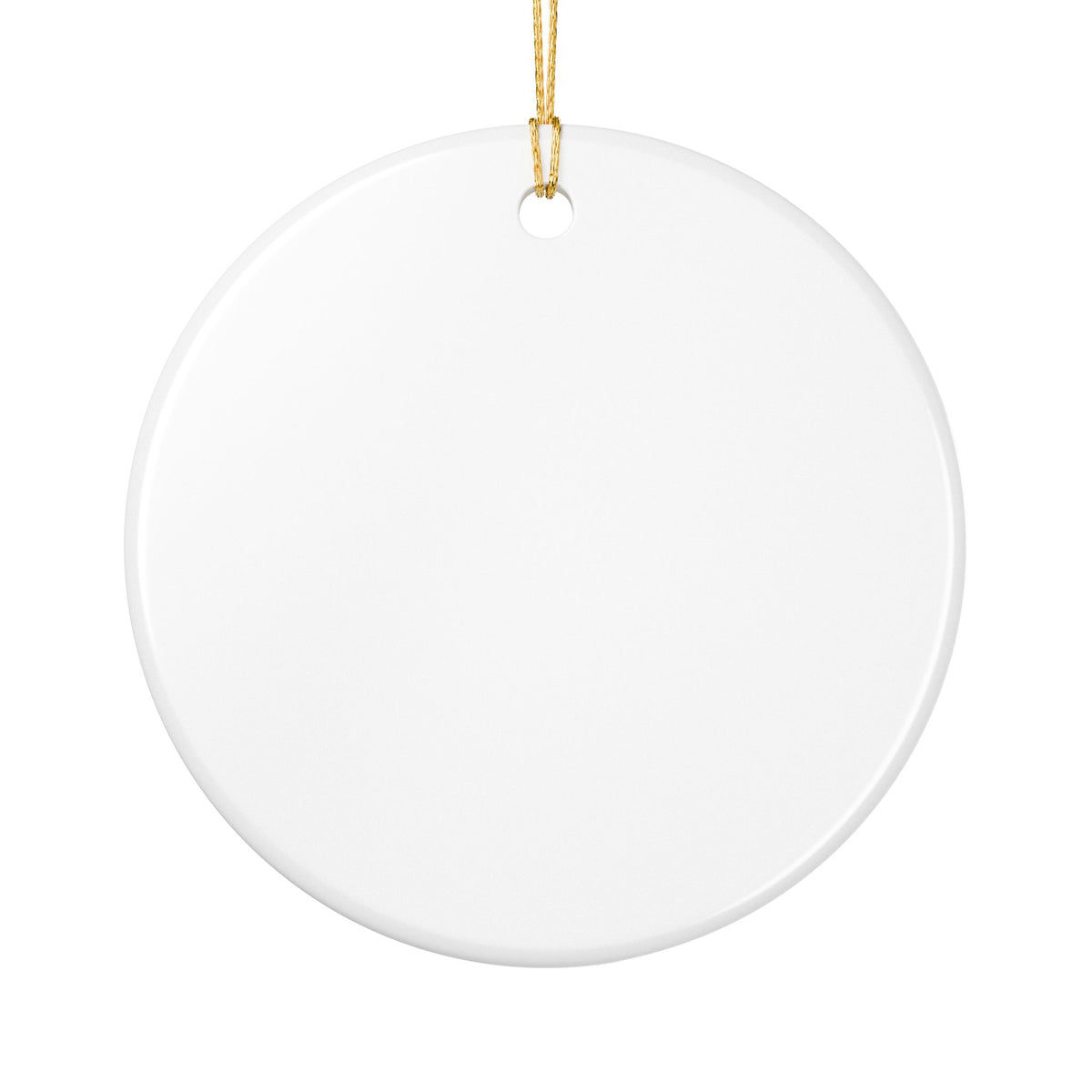 First Christmas as Mr. & Mrs. Personalized Ceramic Ornament — Family Keepsake