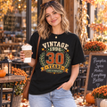 30th Birthday Vintage 1996 T-Shirt — "Vintage 1996 30 Years Aged to Perfection"
