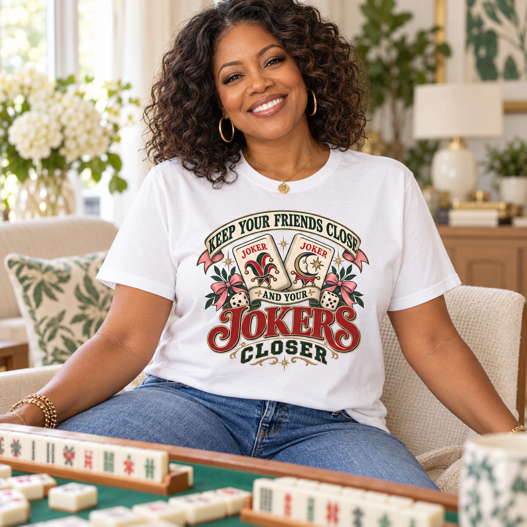 Mahjong Joker Graphic Tee