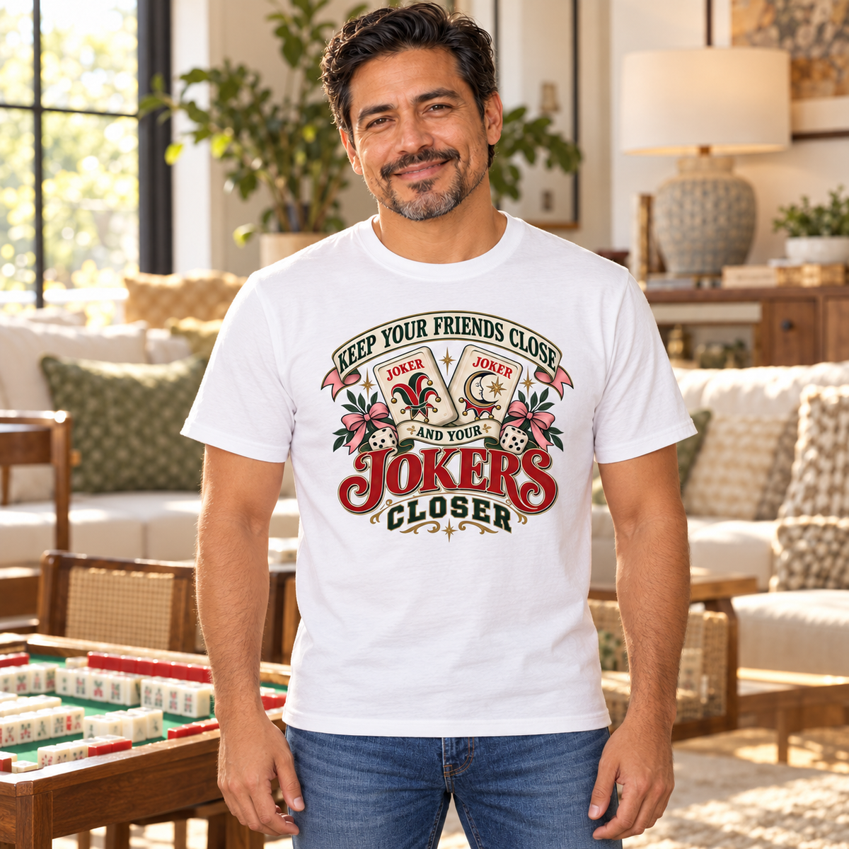 Mahjong Joker Graphic Tee