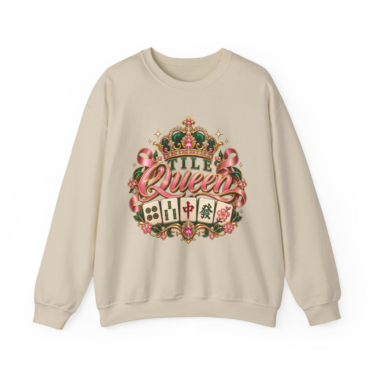 Tile Queen Mahjong Sweatshirt for Women