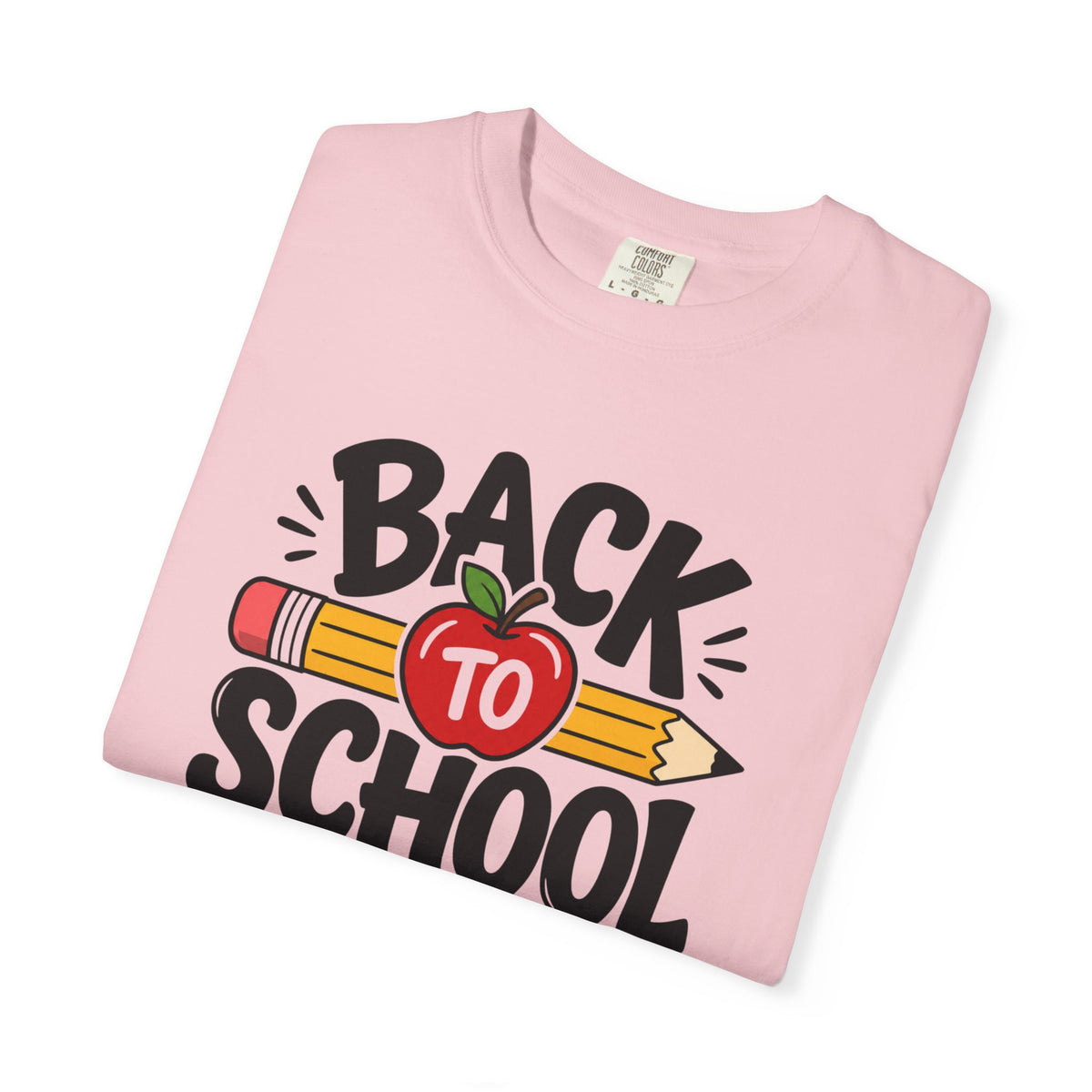 Back to School Teacher T-Shirt — Cute Pencil & Apple Classroom Tee