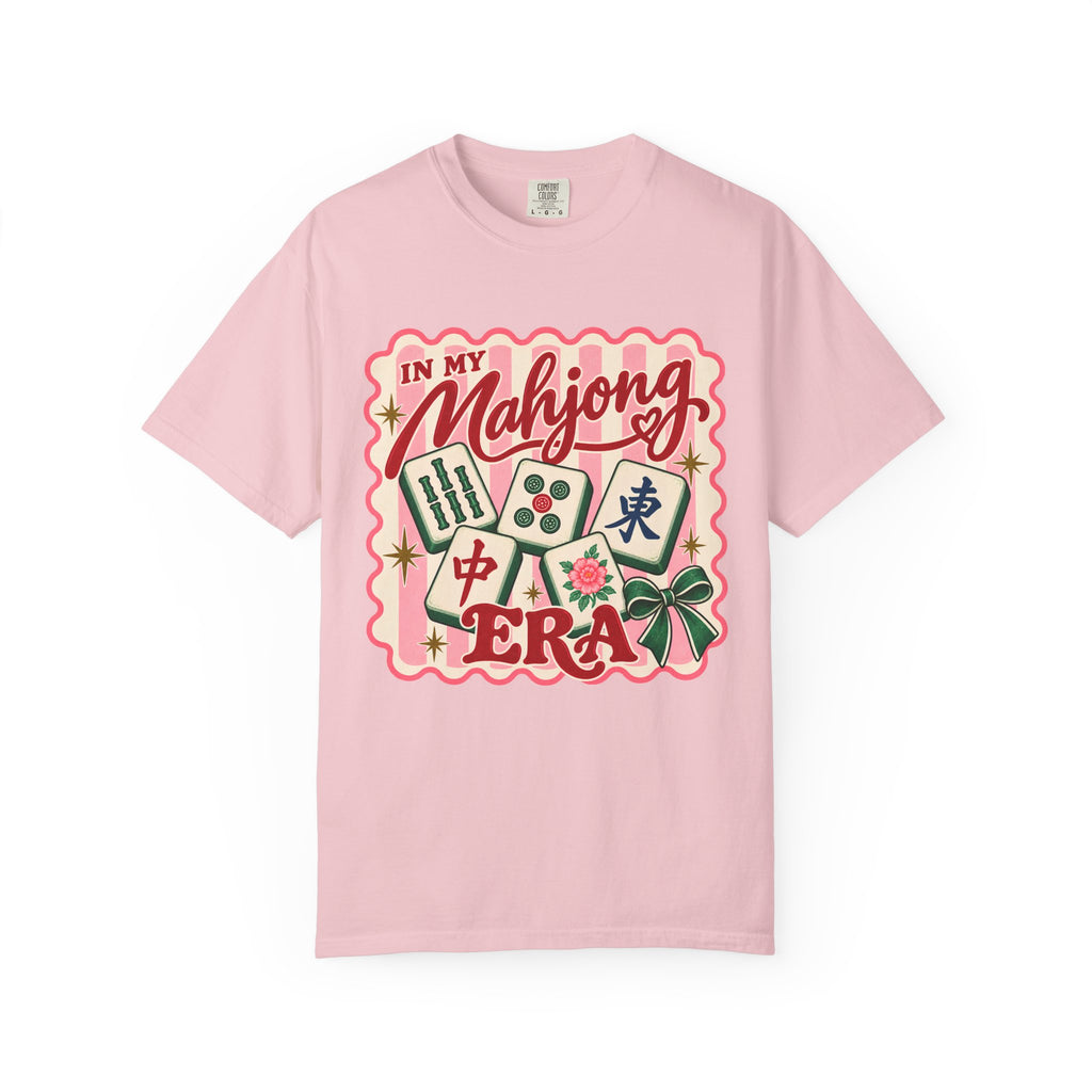 Mahjong Era T-Shirt — Vintage Mahjong Tiles Graphic Tee for Women