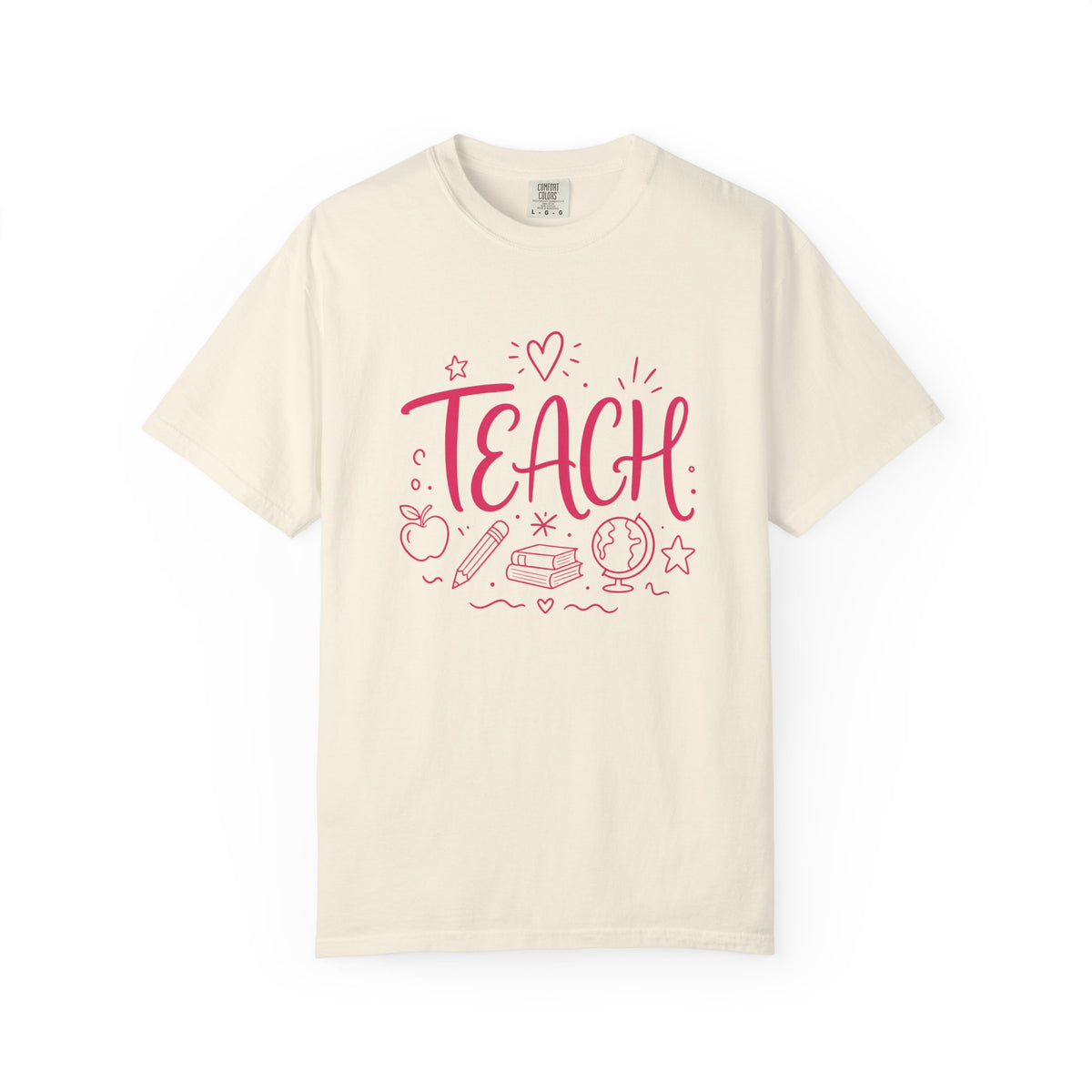 Teach Doodle T-Shirt for Female Teachers